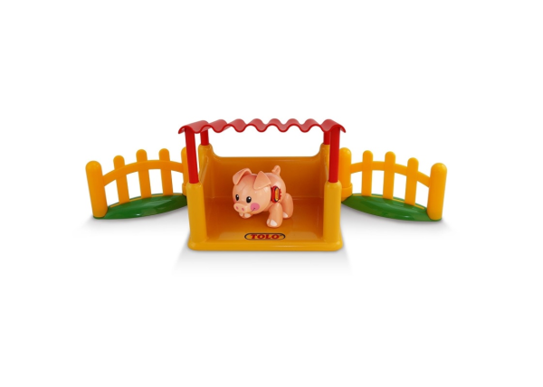بازی خانه حیوانات Tolo Pig Shed3 600x428 - اسباب بازی خانه حیوانات برند تولو |  Tolo Pig Shed