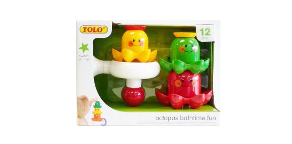 فواره حمام برند تولو Tolo Octopus Bathtime Fun 3 600x297 - بازی فواره حمام  برند تولو | Tolo Octopus Bathtime Fun