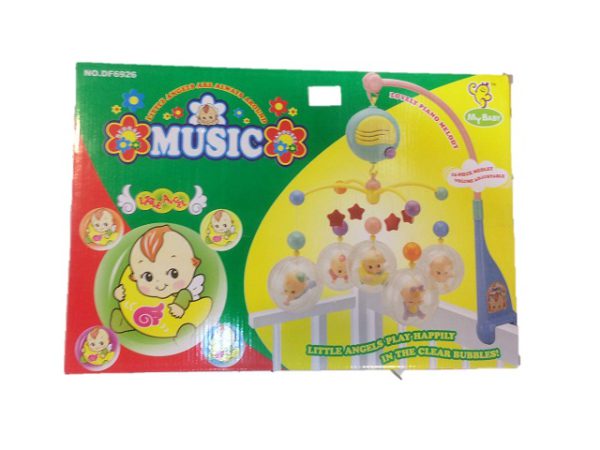 تخت توپی داو تویز 2 600x450 - آویز تخت موزیکال داو تویز طرح توپی نوزاد |dove toys musical mobile