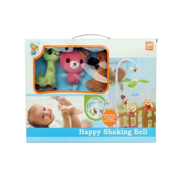 تخت موزیکال هپی شیکینک 600x600 - آویز تخت موزیکال هپی شیکینک بل کد 087 | Heng Run Toys Happy Shaking Bell New Baby Gift Set