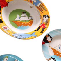 چینی زرین ایران مدل پایرت 2 210x210 - سرویس چینی 5 پارچه کودک زرین ایران مدل سری ایتالیا اف طرح پایرت | Zarin Iran Porcelain Inds Italia F PAYRET Mouse 5 Pieces Porcelain Children Dinnerware Set