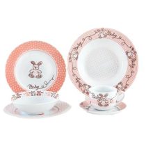 چینی کودک مدل کیتی 58 210x210 - سرویس چینی 5 پارچه کودک زرین ایران مدل سری ایتالیا اف طرح پایرت | Zarin Iran Porcelain Inds Italia F PAYRET Mouse 5 Pieces Porcelain Children Dinnerware Set