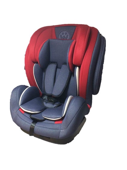ماشین جین 36 کیلو ولدان3 - صندلی خودرو ولدون ۹تا ۳۶ کیلو با سری قابل تنظیم رنگ جین و قرمز | Welldon EncoreGroup1+2+3