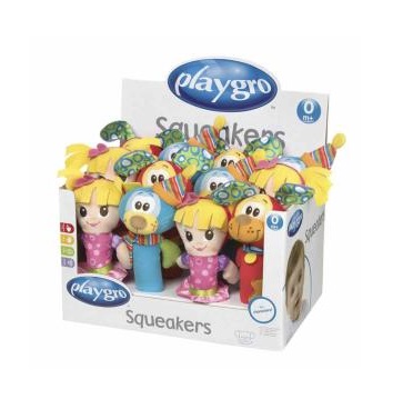 سوسیسی پلی گرو1 1 - عروسک سوسیسی جغجغه ای پلی گرو | playgro squeaker