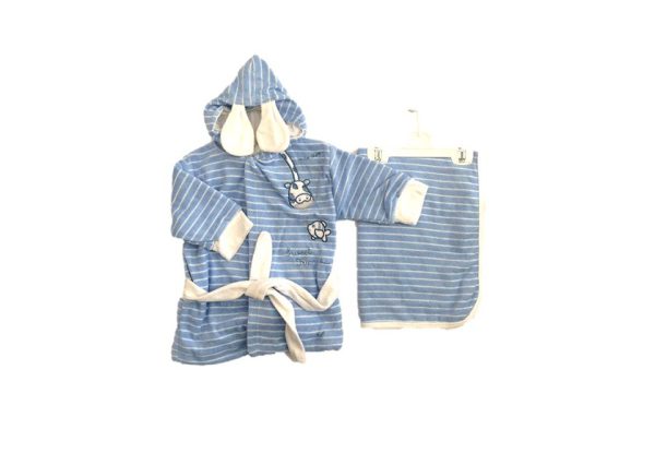 2حوله تن پوش بی بی سی 600x415 - ست 2 تکه حوله نوزادي ببسي مدل 189پی |Bebessi 189P Baby Towel Set 2Pcs