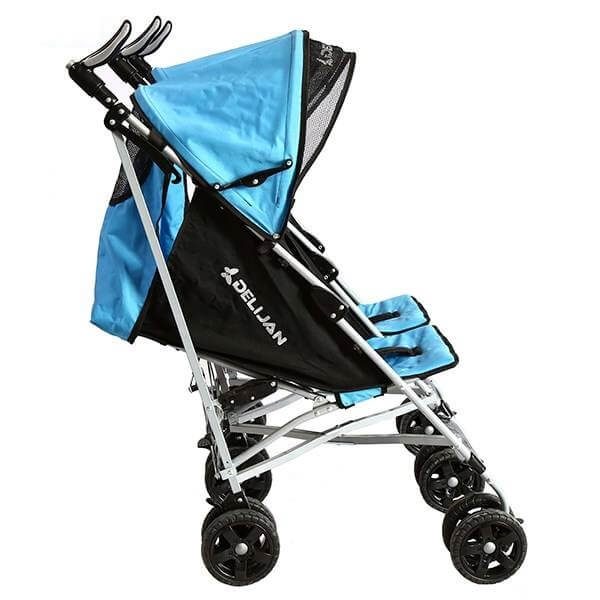 diba twin stroller new colours 9 600x600 - کالسکه دسته عصایی دوقلوي (کنار هم) دليجان مدل دیبا