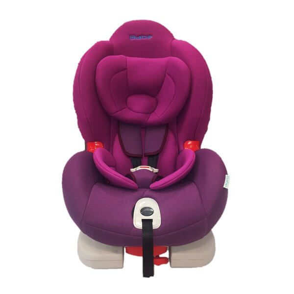 babe isofix purpule car seat6 600x600 - صندلی ماشین بیب babe مدل 9 تا ۲۵ کیلو صورتی با ایزوفیکس