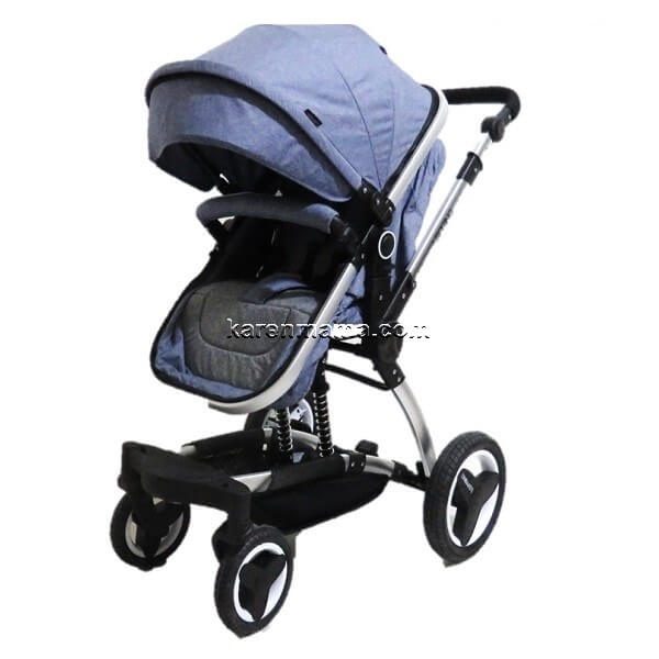 espring stroller set x6 grey blue 5 600x600 - سرویس کالسکه اسپرینگ espring مدل x6 کد 12