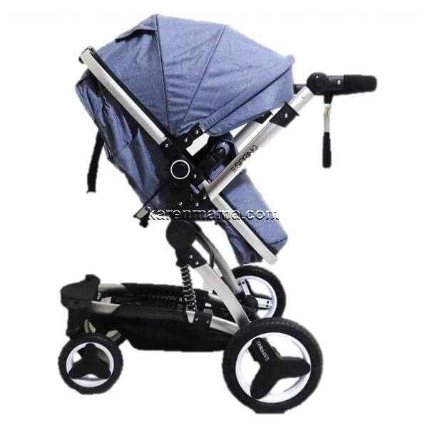 espring stroller set x6 grey blue 7 600x600 - سرویس کالسکه اسپرینگ espring مدل x6 کد 12