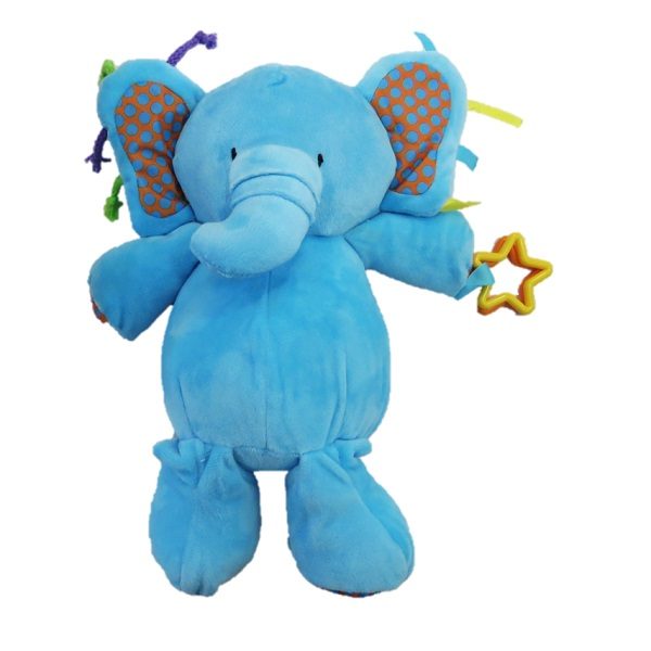 elephent new play gum 8 600x600 - تشک بازی همراه با عروسک پولیشی فیل برند babyhugs