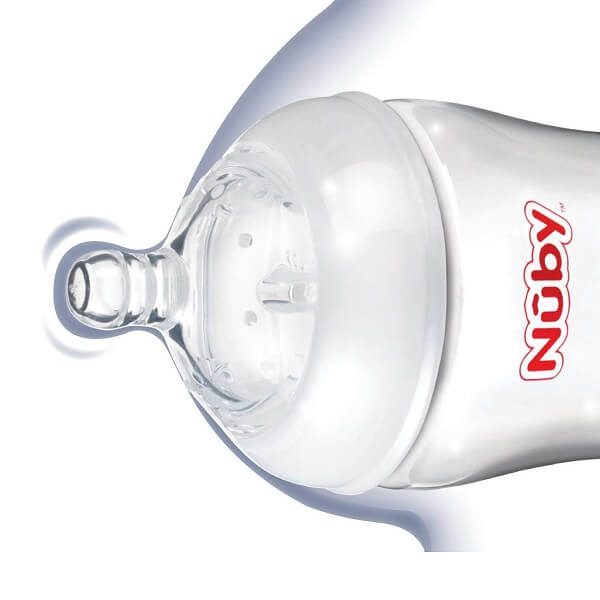 nuby 330 bgirl new 3 600x600 - شیشه شیر نوبی مدل NT68009 ظرفیت 330 میلی لیتر
