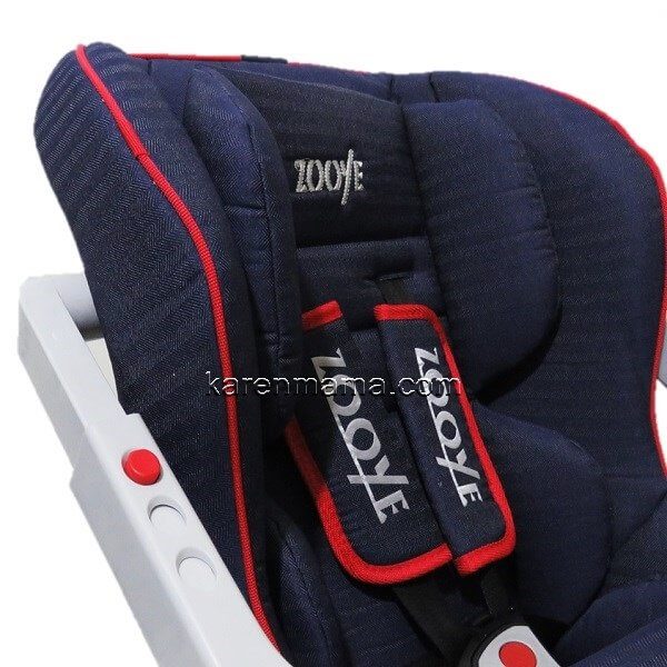 zooye babycare car seat zb203 5 600x600 - صندلی ماشین zooye babycare زویه بیبی کر مدل zb-203 بدنه طوسی