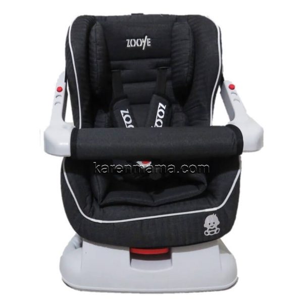 zooye babycare car seat zb203 8 600x600 - صندلی ماشین zooye babycare زویه بیبی کر مدل zb-203 بدنه طوسی