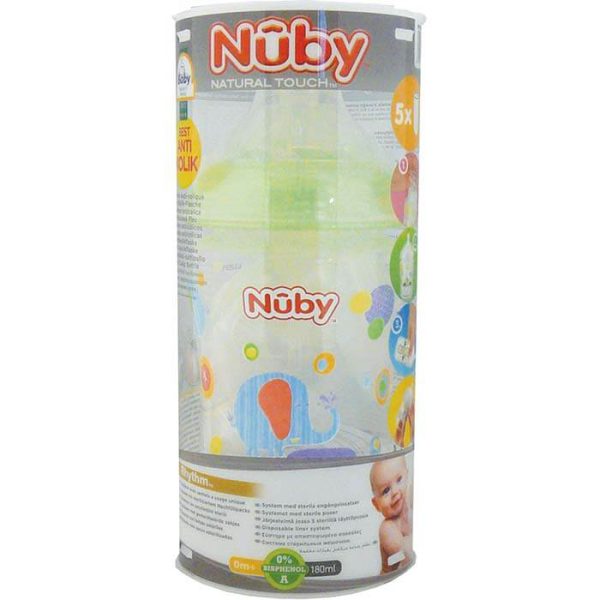nt nuby 92466 10 600x600 - شیشه شیر مسافرتی و حداکثر ضد نفغی نوبی nuby کد NT92466