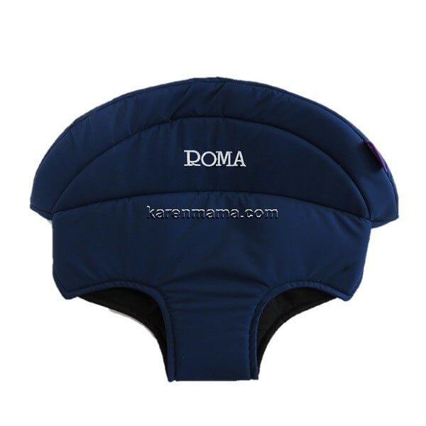 roma navy blue stroller set new13 600x600 - ست کالسکه روما پلاس ROMA Plus بدنه مشکی دلیجان