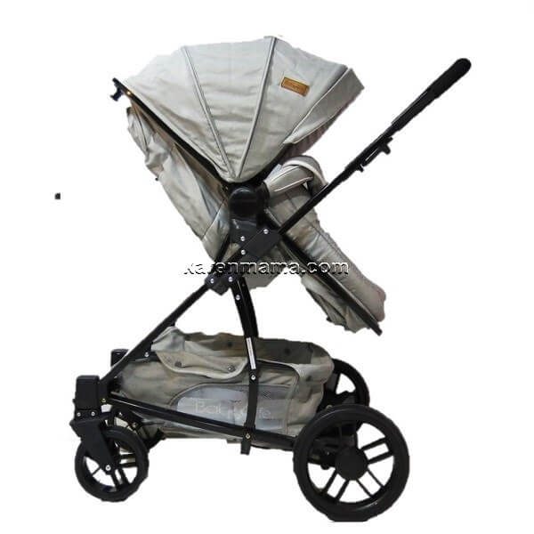 baby4life stroller set uk 13 600x600 - ست کالسکه و ساک baby4life بیبی فور لایف مدل uk رنگ نقره ای