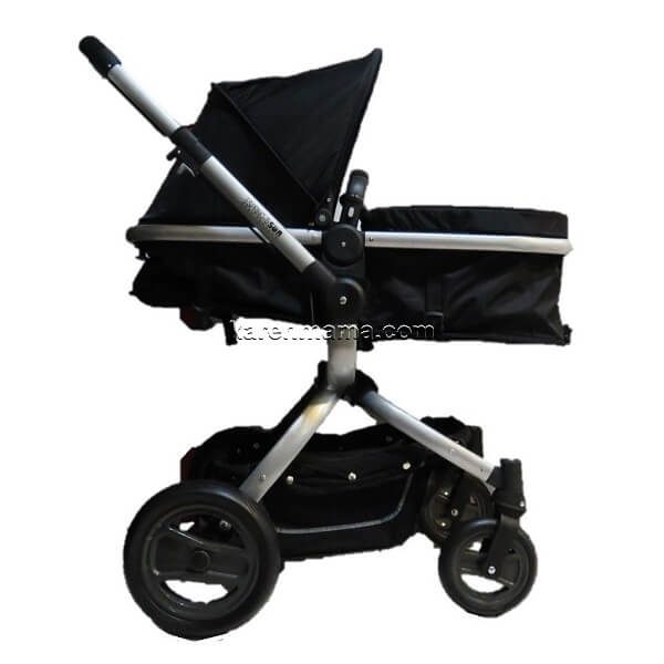 bsun stroller set 15 600x600 - ست کالسکه espring اسپرینگ مدل bsun رنگ silver-black