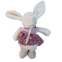 عروسک خرگوشی کرم رنگ