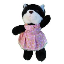 عروسک هپی مانکی خرس دختر سیاه رنگ